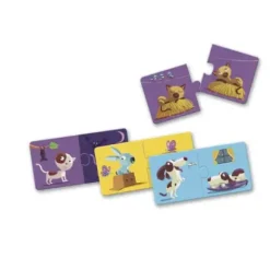 12 Puzzles 2 Pieces Contraires