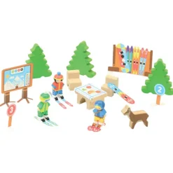 Relais Des Pistes En Bois 120 Pieces