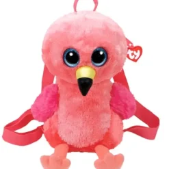 Sac A Dos Peluche Ty Gilda Le Flamant Rose