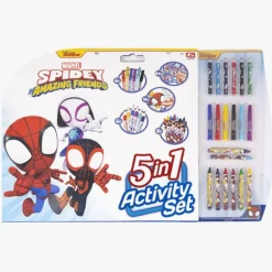 Set De Coloriage 5 En 1 Spidey And His Amazing Friends