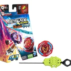Starter Pack Beyblade Burst Quadstrike - Toupie Et Lanceur