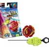 Starter Pack Beyblade Burst Quadstrike - Toupie Stellar Hyperion H8 Et Lanceur