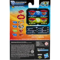 Starter Pack Beyblade Burst Quadstrike - Toupie Stellar Hyperion H8 Et Lanceur