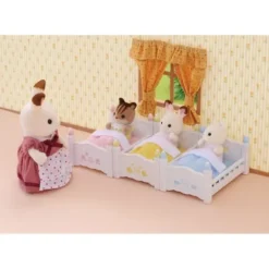 Sylvanian Families - 4448 - Les Lits Superposes A 3 Couchettes Bebes