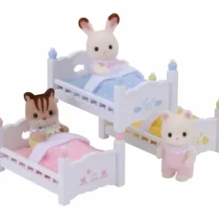 Sylvanian Families - 4448 - Les Lits Superposes A 3 Couchettes Bebes