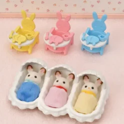 Sylvanian Families - 5532 - Les Triples Et Accessoires De Puericulture