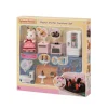 Sylvanian Families - 5449 - Set Ameublement Cosy Cottage Et Maman Lapin Chocolat