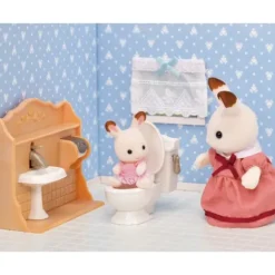 Sylvanian Families - 5449 - Set Ameublement Cosy Cottage Et Maman Lapin Chocolat