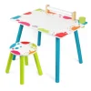Table A Dessin Et Tabouret En Bois Avec Rouleau