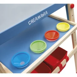 Tableau En Bois Double-Face Et 41 Magnets