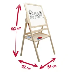 Tableau En Bois Naturel Double-Face