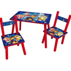 Table Pour Enfant Avec 2 Chaises - Pat Patrouille