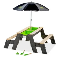Table Sable Et Eau Aksent Avec Bancs Et Parasol