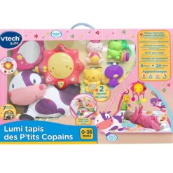 Tapis D'éveil - Lumi Tapis Des P'Tits Copains Rose