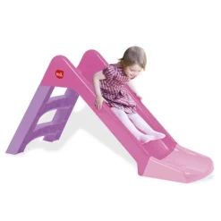 Toboggan En Plastique Rose
