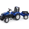 Tracteur A Pedales New Holland Avec Remorque