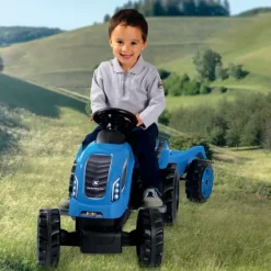 Tracteur Farmer Xl Bleu + Remorque