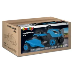 Tracteur Farmer Xl Bleu + Remorque