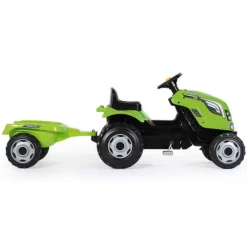 Tracteur Farmer Xl + Remorque - Capot Ouvrable - Vert