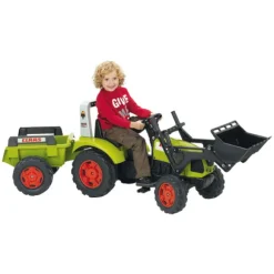 Tractopelle Claas Et Remorque