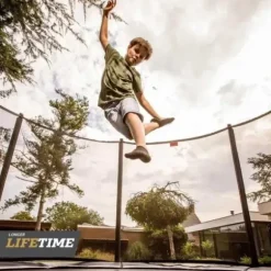 Trampoline Enterre Dynamic 427Cm Avec Dalles