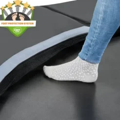 Trampoline Silhouette Enterre 153 X 214 Cm Noir