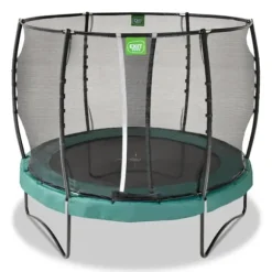 Trampoline Tiggy Junior Avec Support 140 Cm Gris/Noir