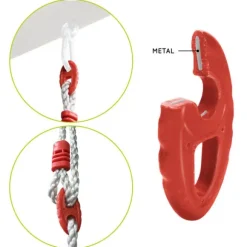 Trapeze Et Anneaux Plastique Pour Portique