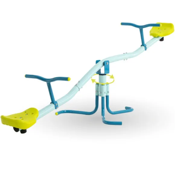 Trebuchet En Acier 2 Places Rotatif - 171 Cm
