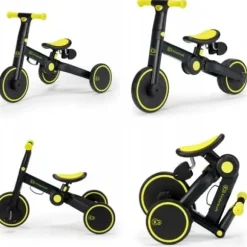 Tricycle Baby Balade 2 - Tricycle Evolutif Avec Roues Silencieuses - Dispositif Roue Libre - Rose