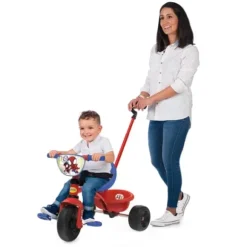 Tricycle Et Draisienne Trike - 4 En 1- Rose