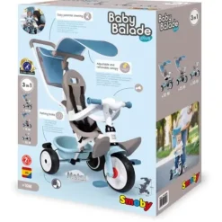 Tricycle Evolutif Baby Balade Plus Rose