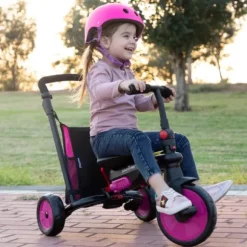 Tricycle Evolutif Pliant 6 En 1 Str 3 Bleu