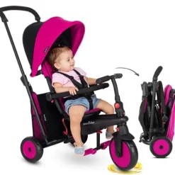 Tricycle Evolutif Pliant 6 En 1 Str 3 Bleu