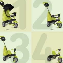 Tricycle Explorer 4 En 1 Rouge