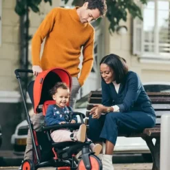 Tricycle Exploreur 4 En 1 Taupe