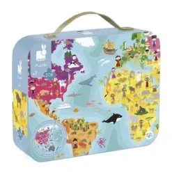 Valisette Puzzle Planete Bleue 208 Pieces