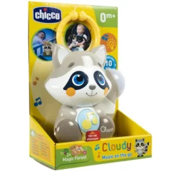 Veilleuse Portable Raton Laveur Cloudy