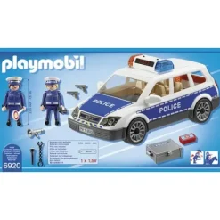 6920 - Voiture De Policiers Avec Gyrophare - Playmobil City Action